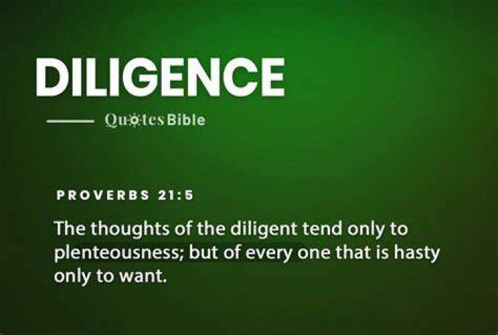 20 Bible Verses on Diligence