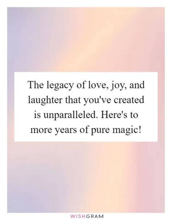 A Legacy Of Laughter And Joy
