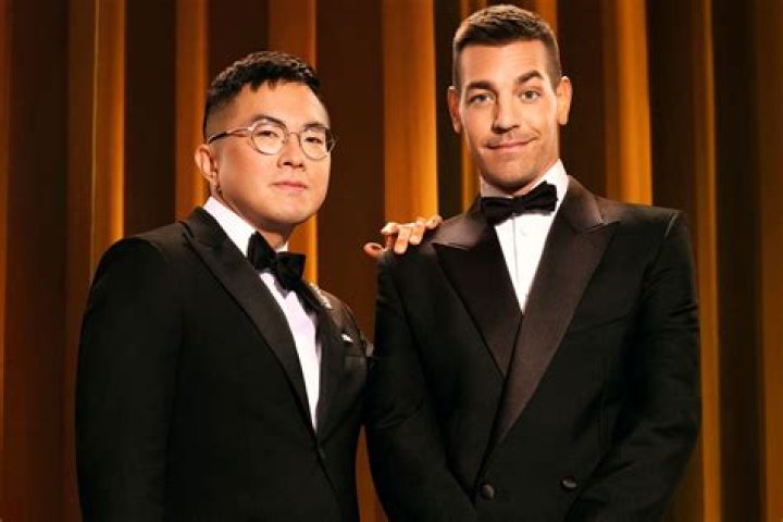 Bowen Yang and Matt Rogers at the Vulture Festival Presented By AT&T