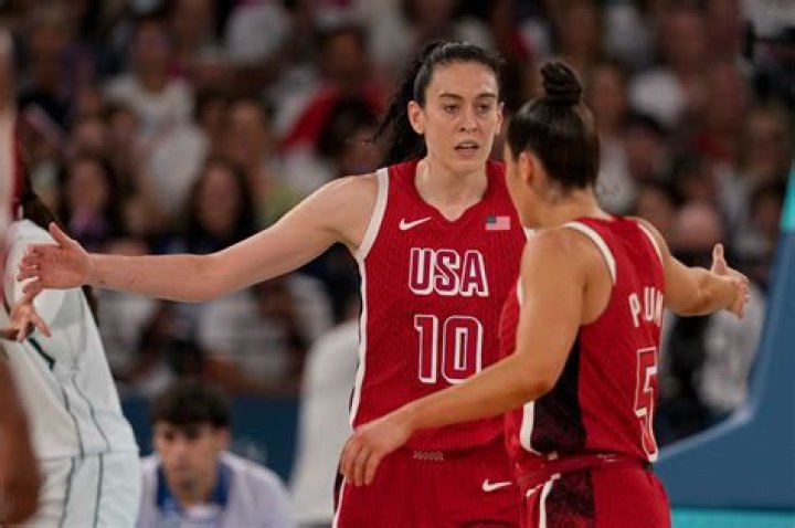 Breanna Stewart Celebrates U.S. Women's Basketball's Win with Baby
