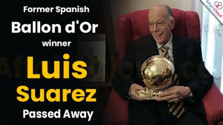 Former Spanish Ballon d'Or winner Luis Suarez dies at 88 beIN SPORTS