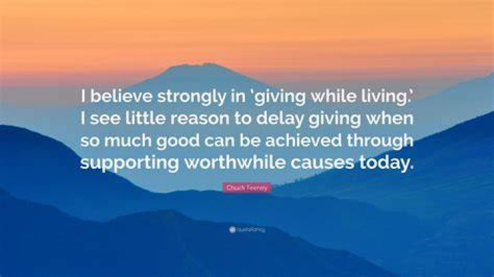 Giving While Living Chuck Feeny, The Billionaire Who Wanted To Die