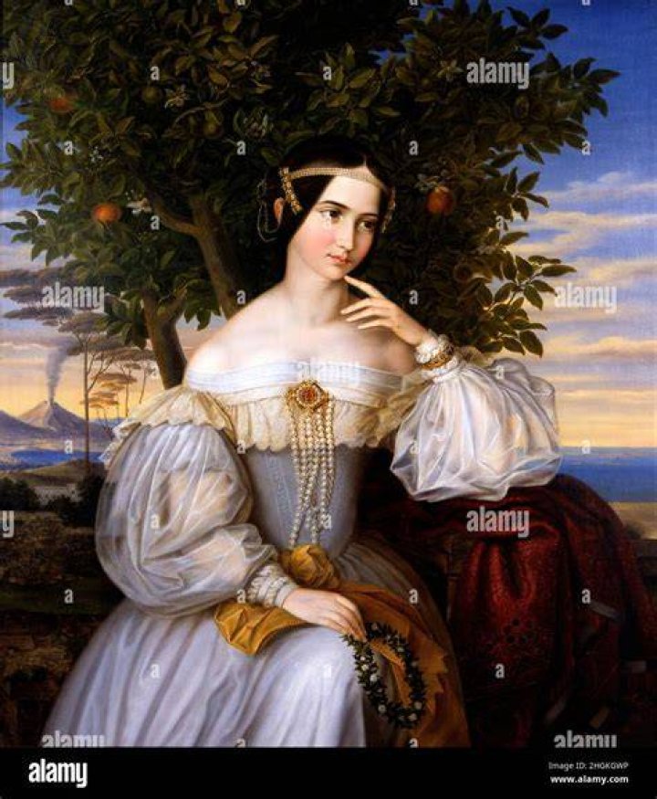 Marriage Portrait of Charlotte de Rothschild Painting by Mountain