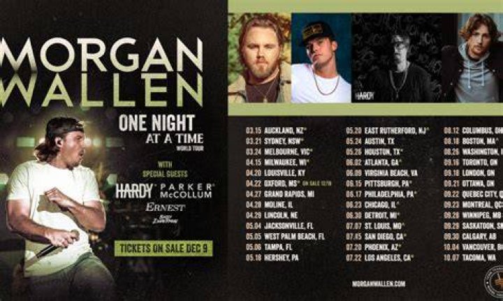 Wallen Announces 2023 One Night at a Time World Tour